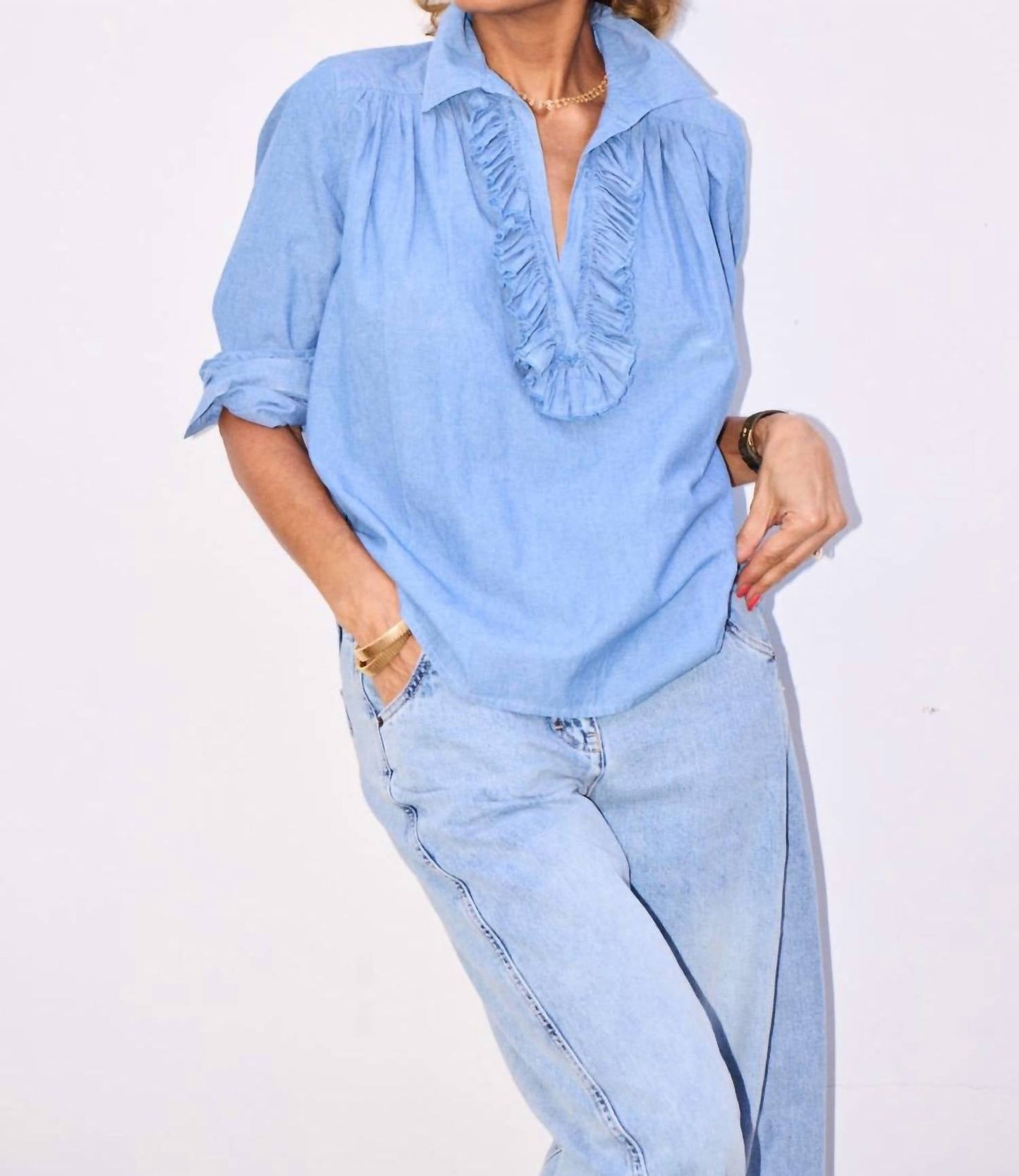 A Shirt Thing - Women's Celine Denim Shirt