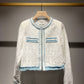 Choklate Paris - Denim Patch Tweed Jacket