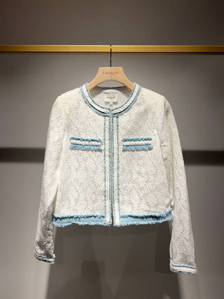 Choklate Paris - Denim Patch Tweed Jacket