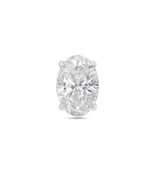 Diana M Jewels - Brincos de diamante oval de laboratório femininos de 1,50 cts
