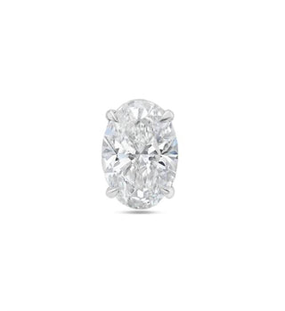 Diana M Jewels - Brincos de diamante oval de laboratório femininos de 1,50 cts