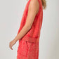 Mystree - Bowie Sleeveless Terry Top