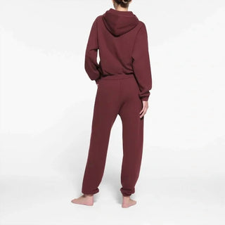Skims - Calça Jogger Feminina de Algodão Fleece