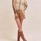 &Merci - Whip Stitch Two-tone Sweater