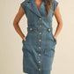 &Merci - Women's Greta Denim Mini Dress