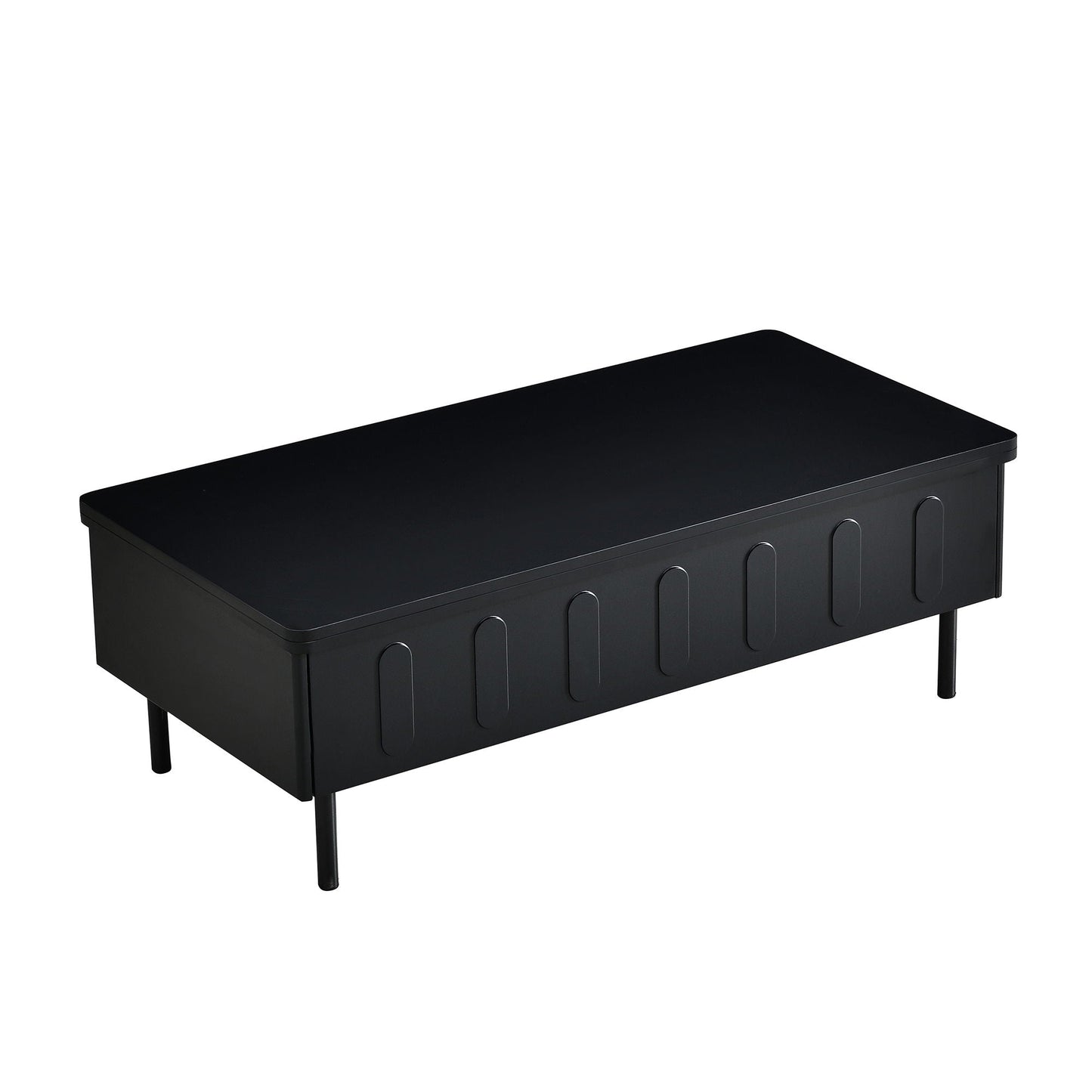 Lift Top Coffee Table with 2 Drawers and Hidden Storage for Living Room