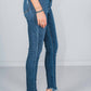 Judy Blue - High Waist Skinny Shark Bite Hem Jean