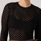 Astr - Dex Textured Sweater Top