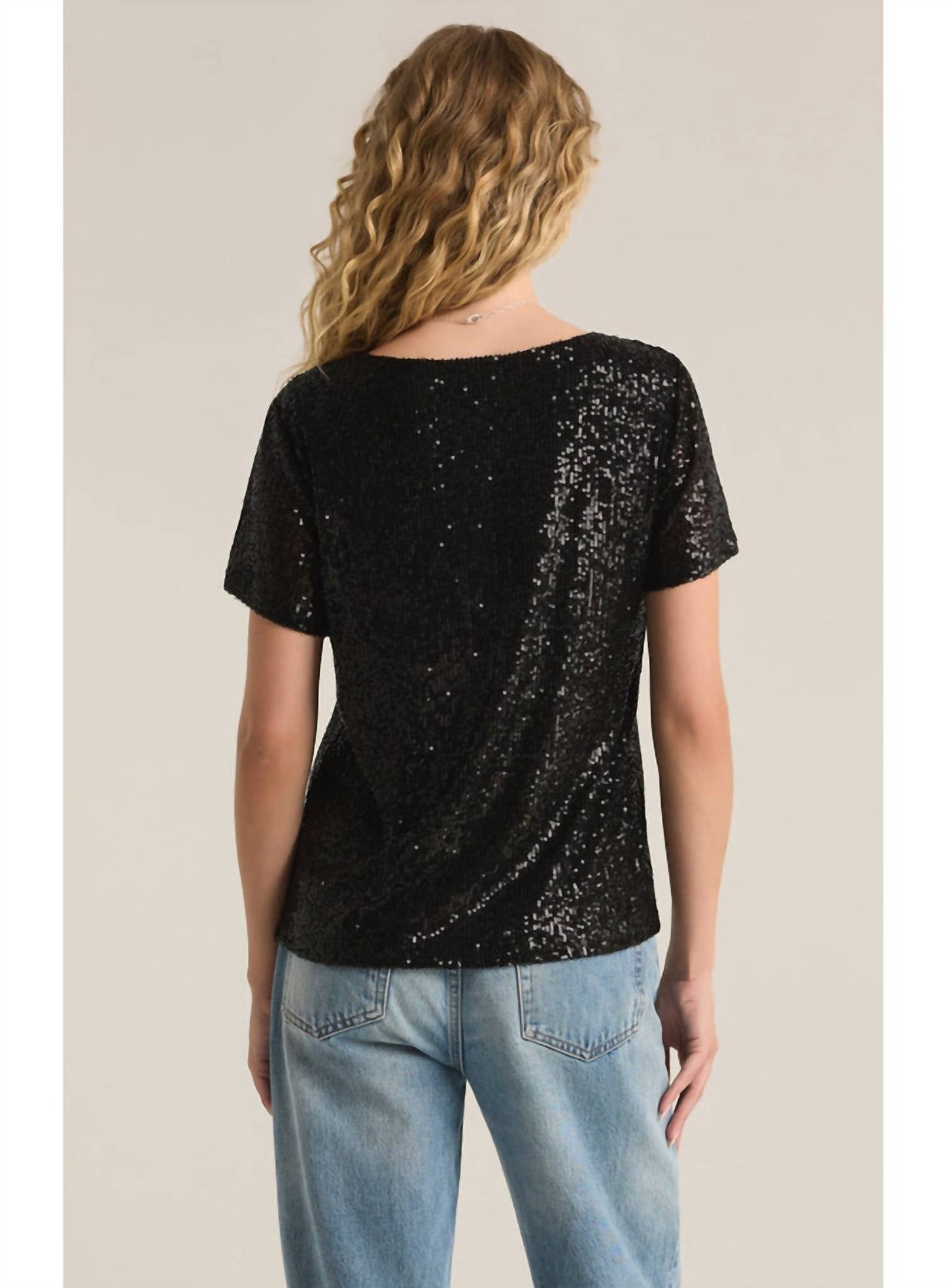 Z Supply - Marbella V-neck Sequin Top