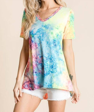 Bibi - Blusa Tie Dye Neon