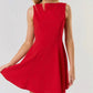 Blue Blush - Rachel Low Back Skater Mini Dress