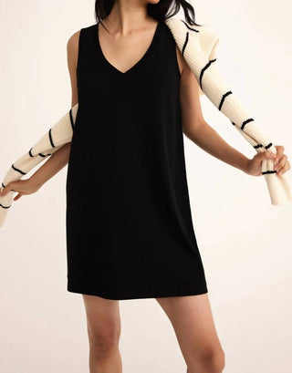 Z Supply - Vestido curto Sloane com decote em V