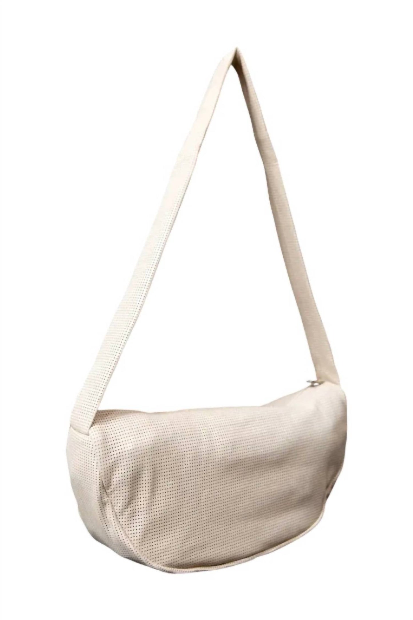St. Agni - Women's Perforated Crescent Bag