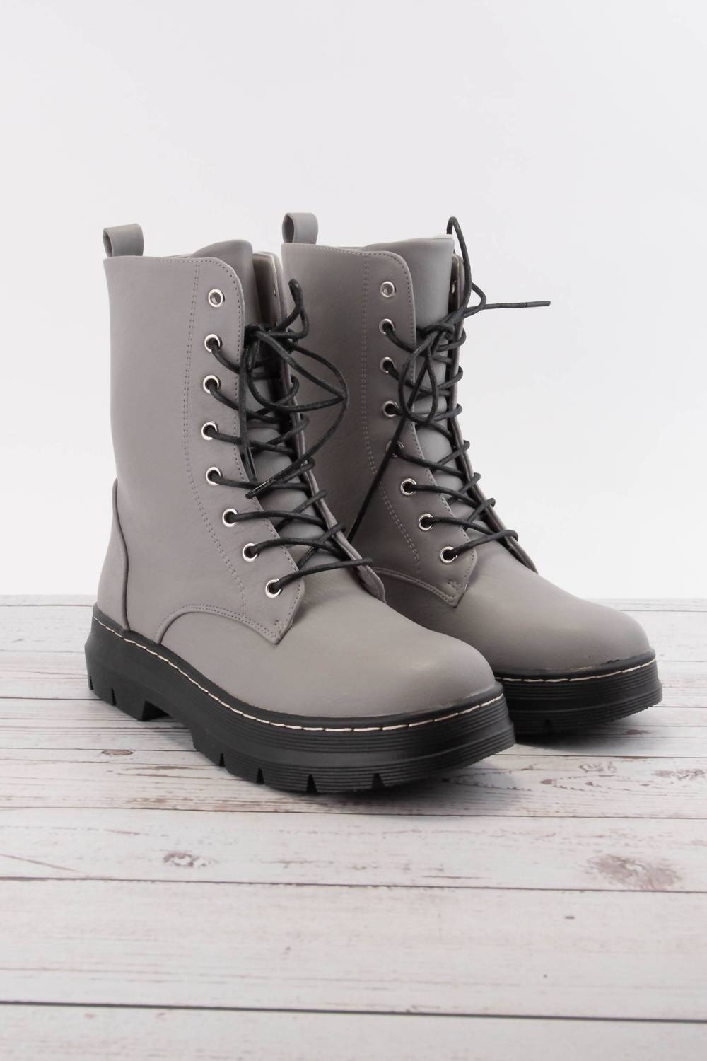 Ccocci - Women's Renee Lace Up Combat Boots