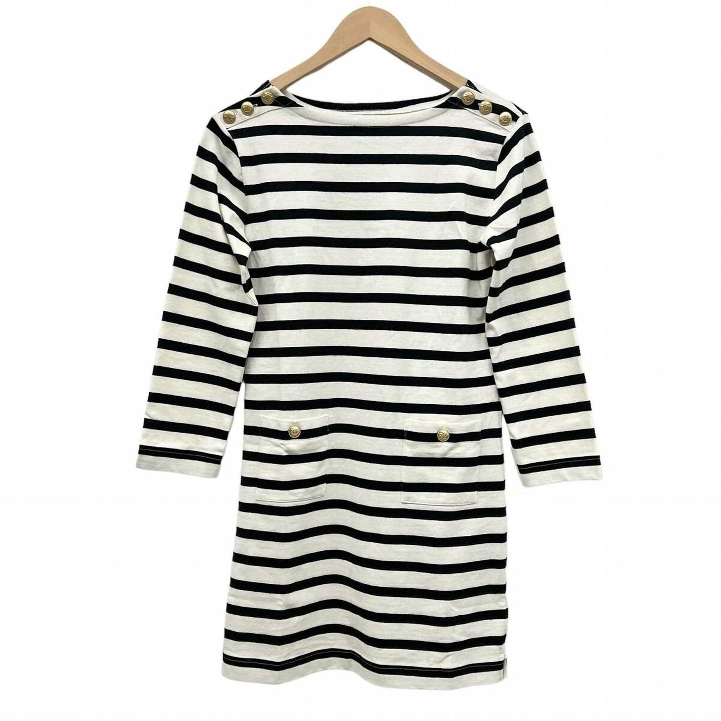 J.Crew - Mariner Cloth Shirtdress With Gold Buttons