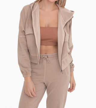 Mono B - Jaqueta jeans estilo utilitário