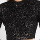 Frame - Cropped Sequin Top