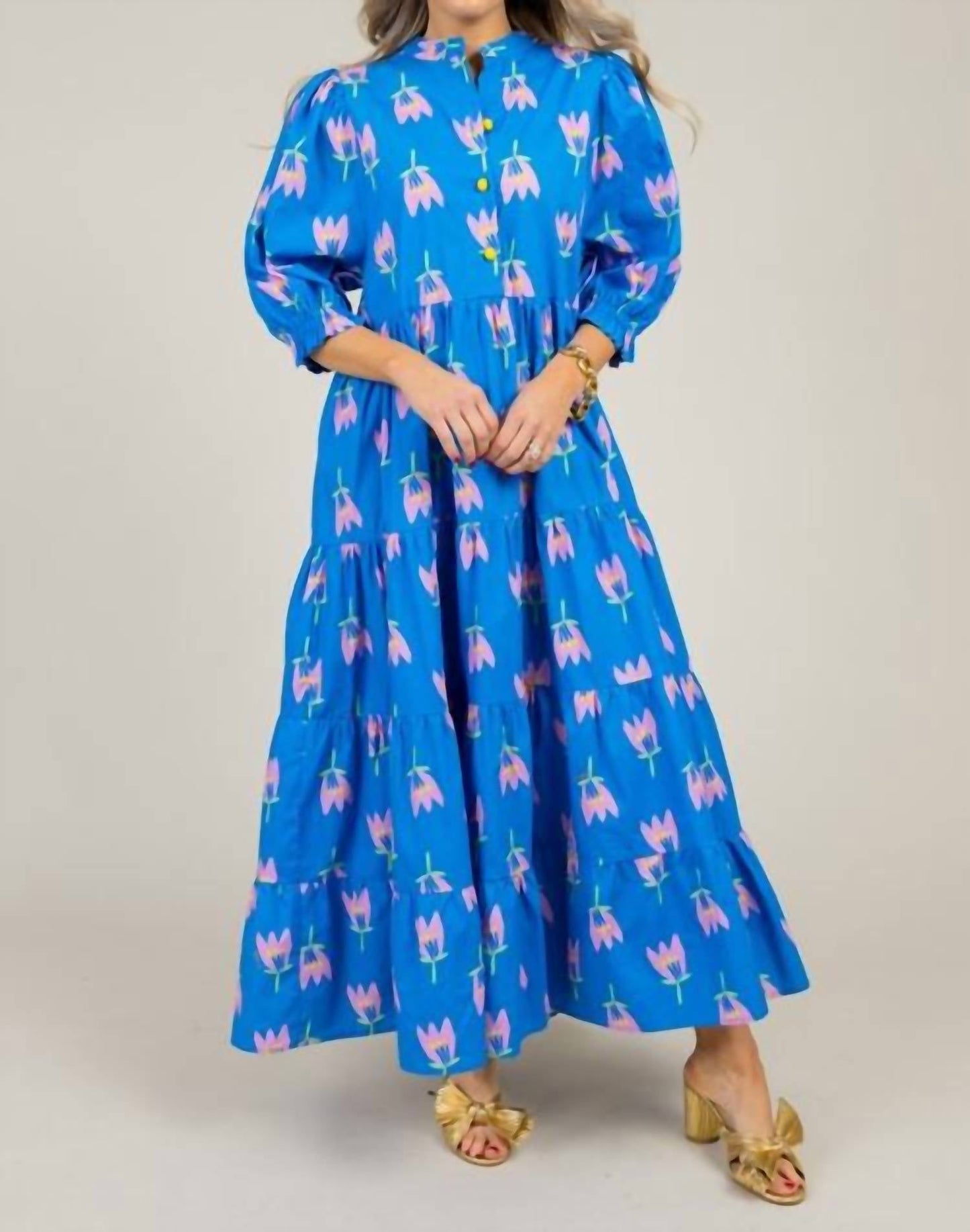 Karlie - Poppy Tier Kiki Maxi Dress