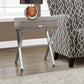Accent Side X Table With Storage Drawer