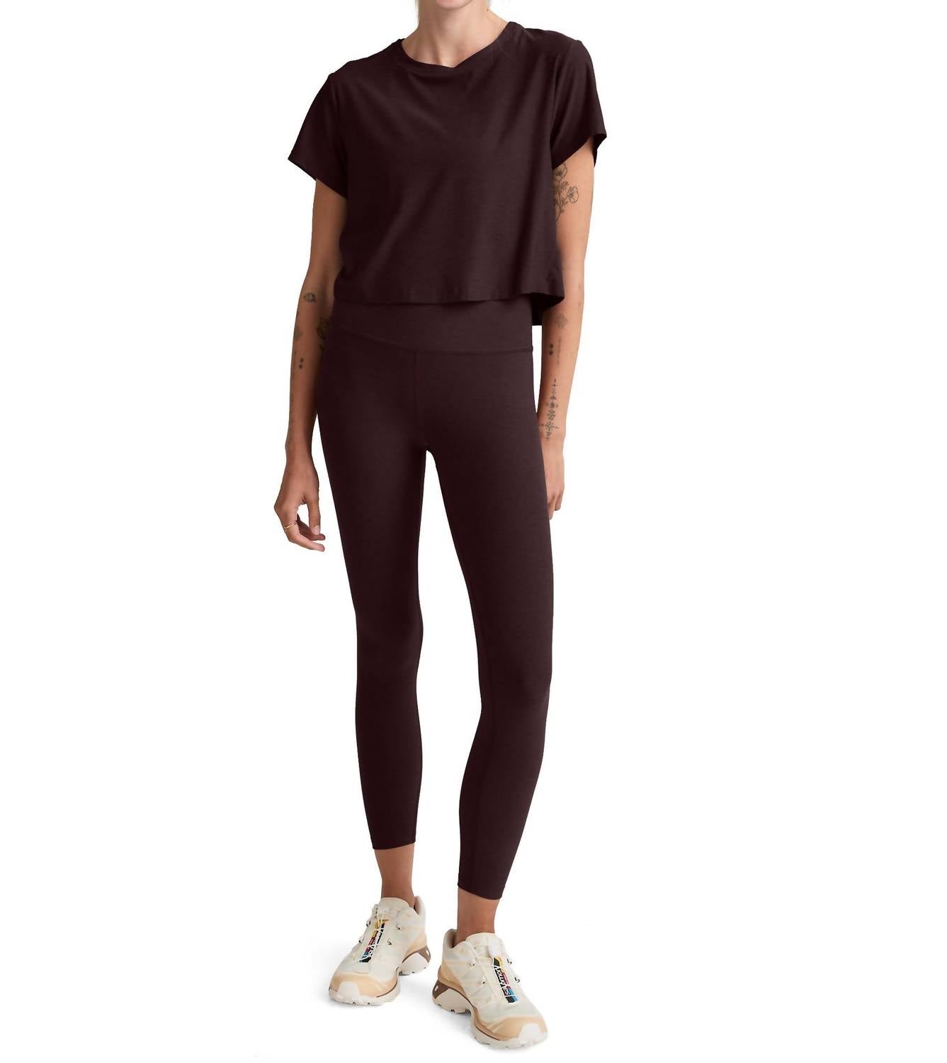 Beyond Yoga - Featherweight Supreme Cropped Tee