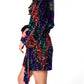 Buddylove - ADELINE SEQUIN WRAP DRESS