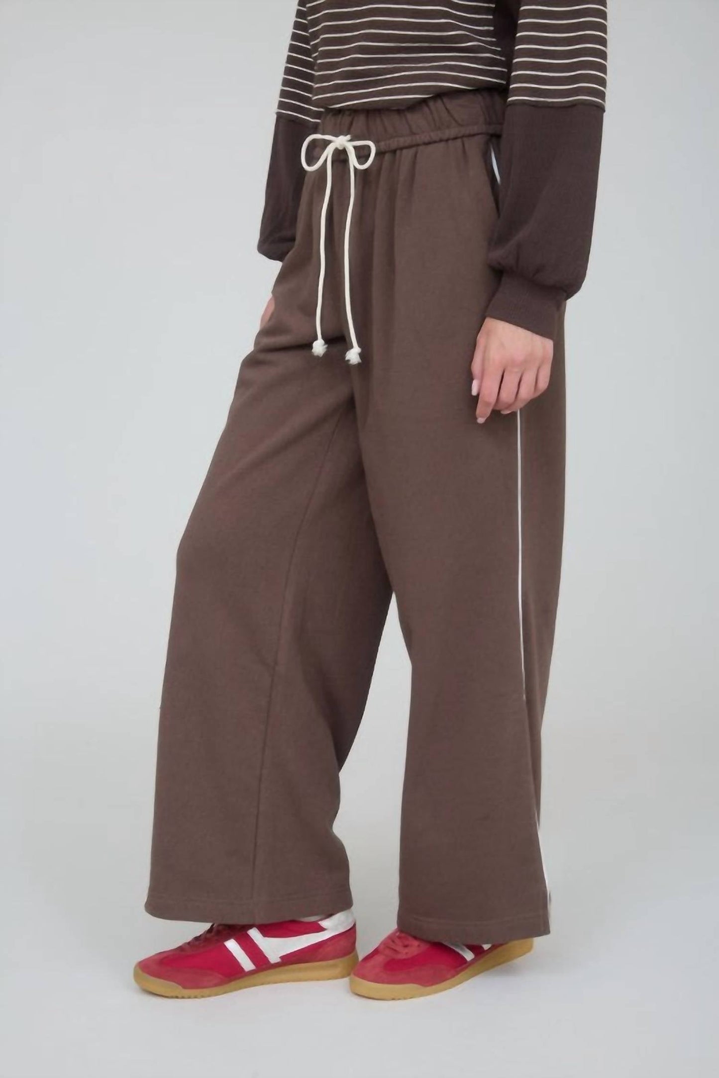 Blu Pepper - Women's Over And Over Casual Wide Leg Bottom Pants
