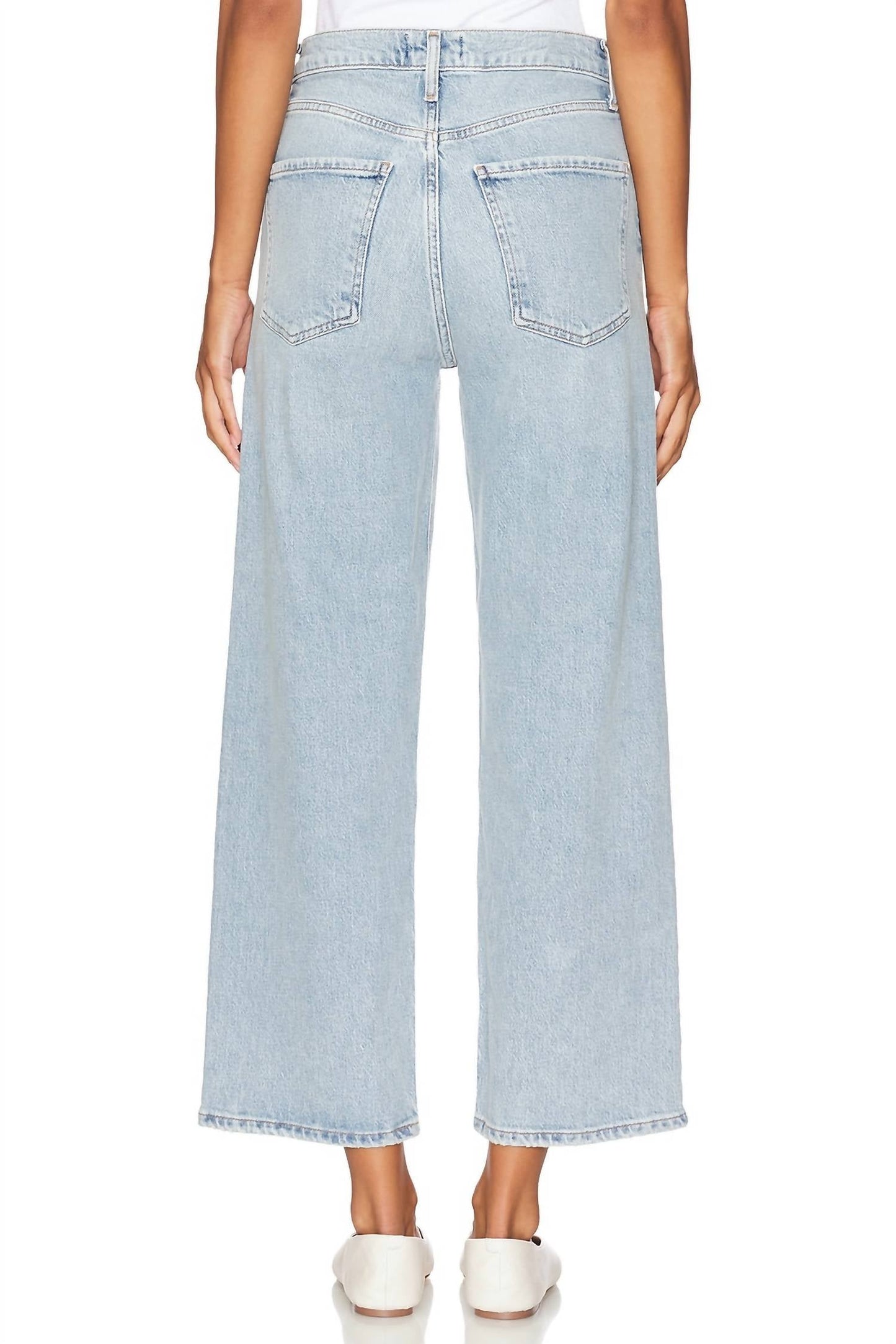 Agolde - Ren High Rise Wide Leg Jeans