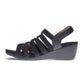 Revere - Women's Bari Floral Wedge Sandal