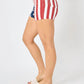 Judy Blue - High Waist American Flag Fray Hem Shorts
