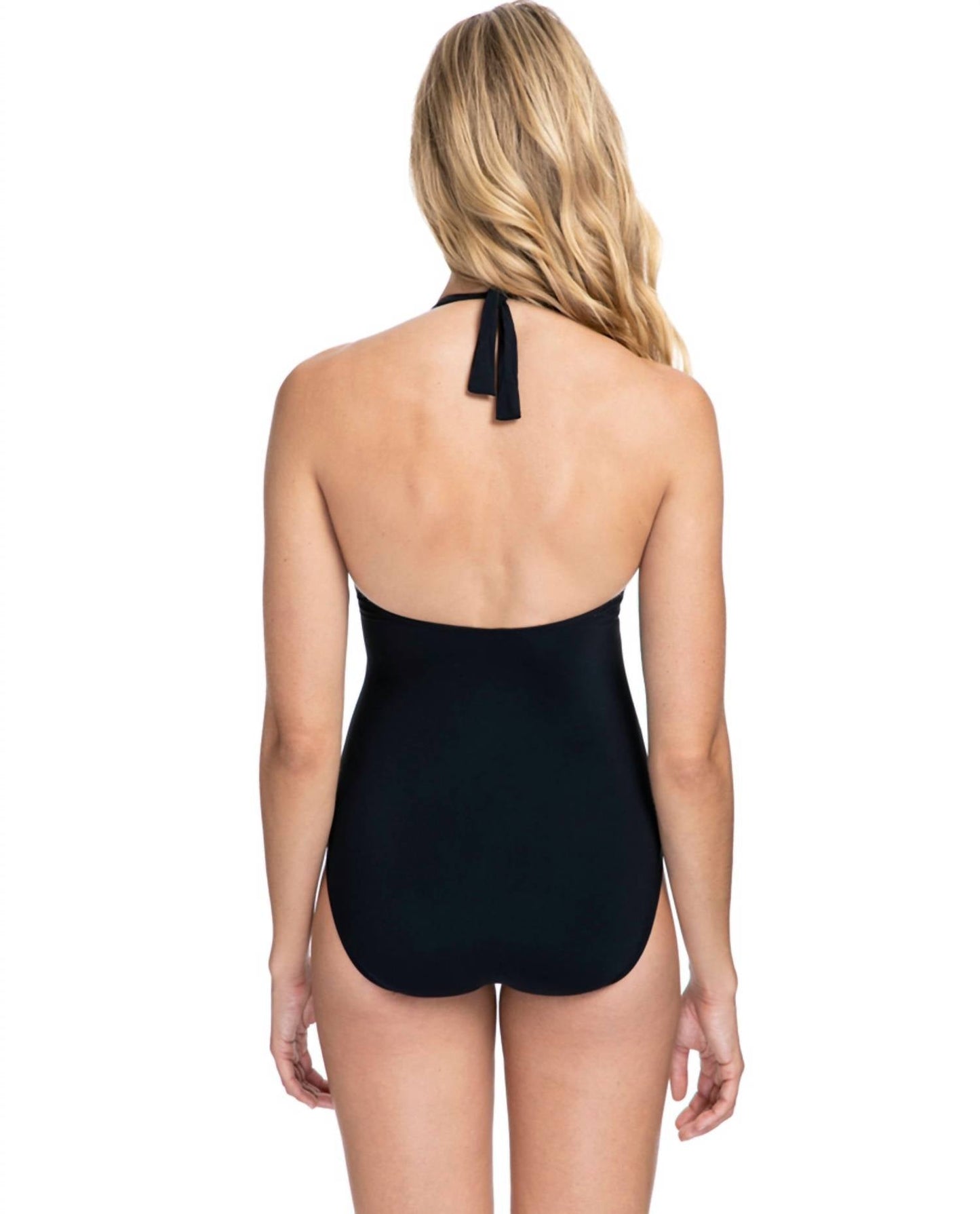 Profile By Gottex - Deep V-neck One Piece Swimsuit
