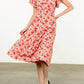 Thml - Ruffle Sleeve Floral Midi Dress