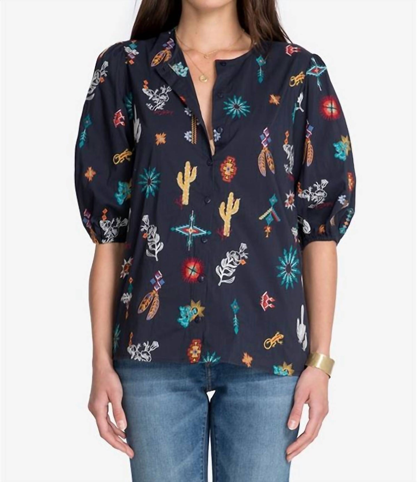 Johnny Was - Louanne Button Down Shirt