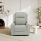 Manual Recliner Chair with 270° Swivel, Massage & Heating