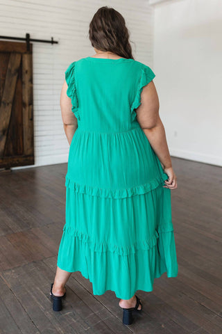 Entro - Tiers in Heaven Tiered Midi Dress