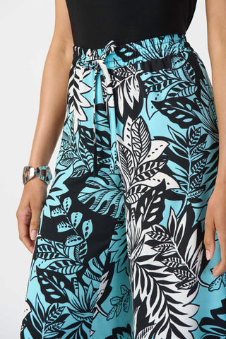 Joseph Ribkoff - Calça com motivos florais e vegetais, estilo 241067