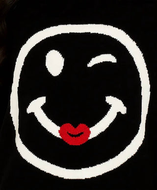 Angel Apparel - Wink & Smile Emoji Pullover