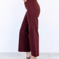 Just Black Denim - High Rise Patch Pocket Wide Leg Jeans
