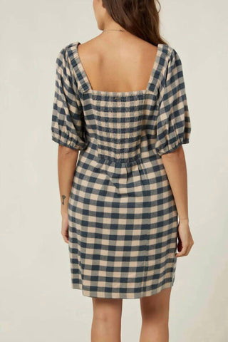 O'Neill - Vestido curto xadrez Abbie