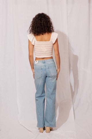 Lulus - Sienna Tie Front Top