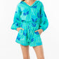 Bindu - Carlie Stripes And Tulip Print Shorts