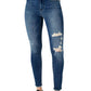 Judy Blue - High Waist Skinny Destroyed Jeans