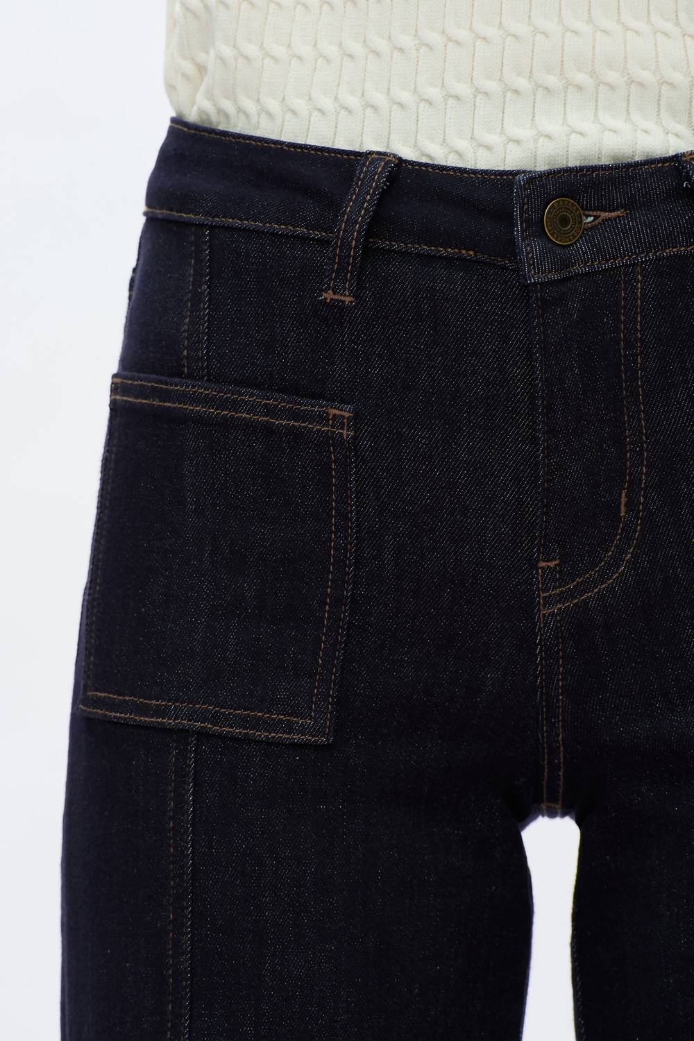 Bayeas - Katia Mid Rise Wide Leg Pants