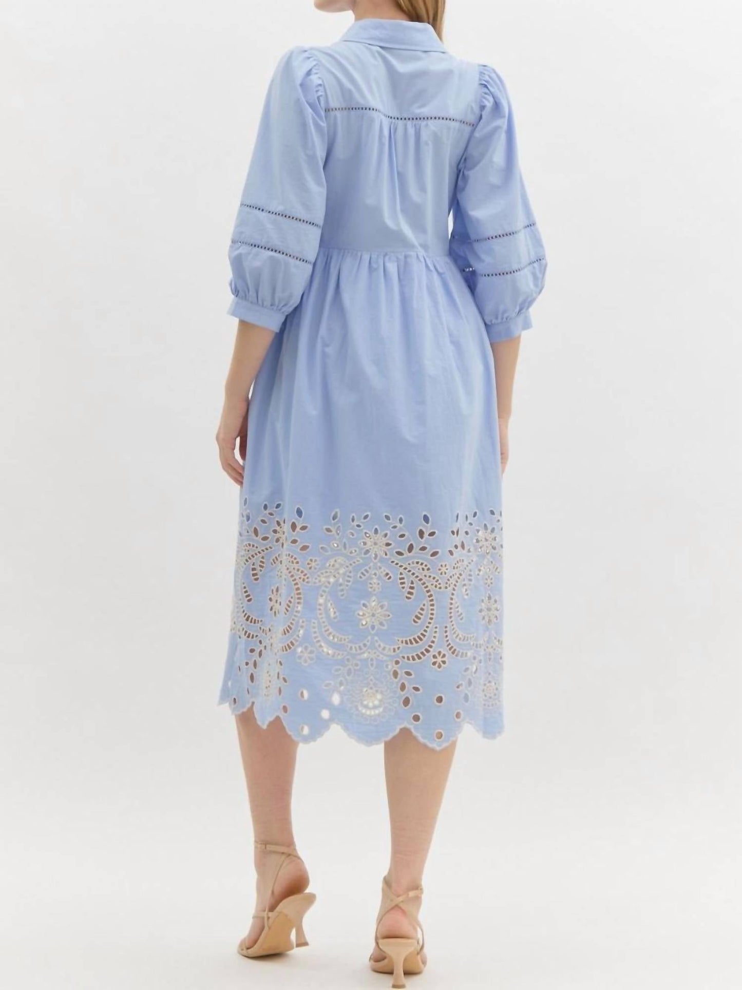 Entro - Feeling Elegant Eyelet Dress