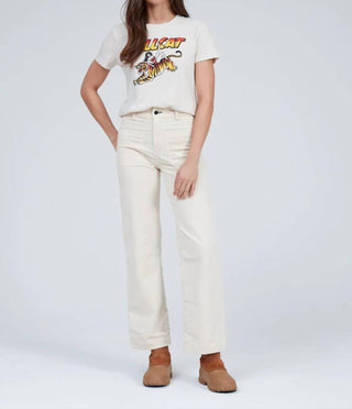 Askk Ny - Calças de veludo cotelê femininas