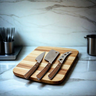 Creative Gifts International - Conjunto de 3 facas para queijo