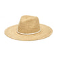 Jocelyn - Women's Straw With Shell Hearts Hat