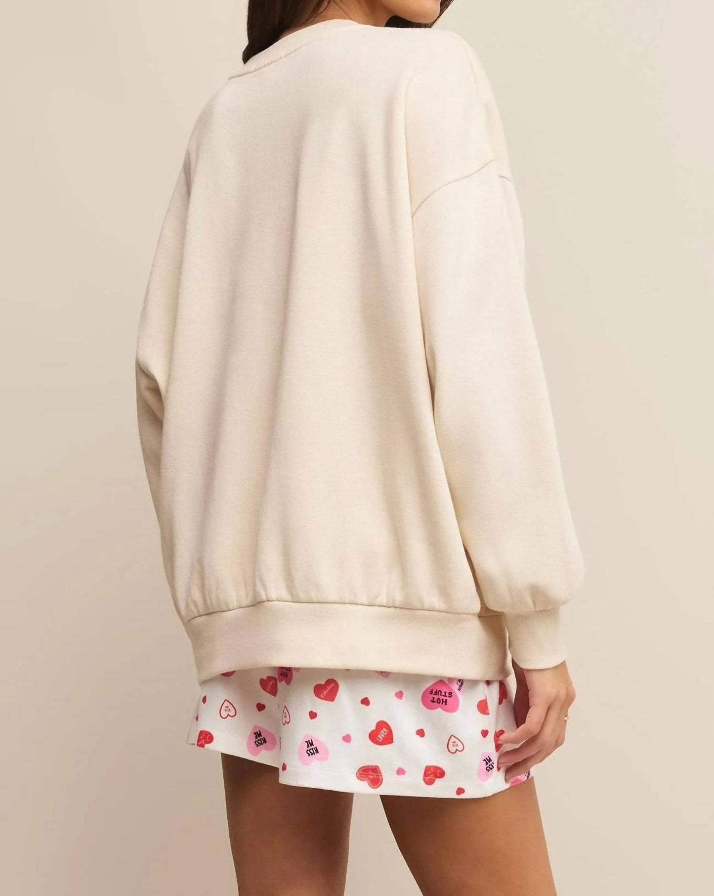 Z Supply - Oversized Heart Sweatshirt