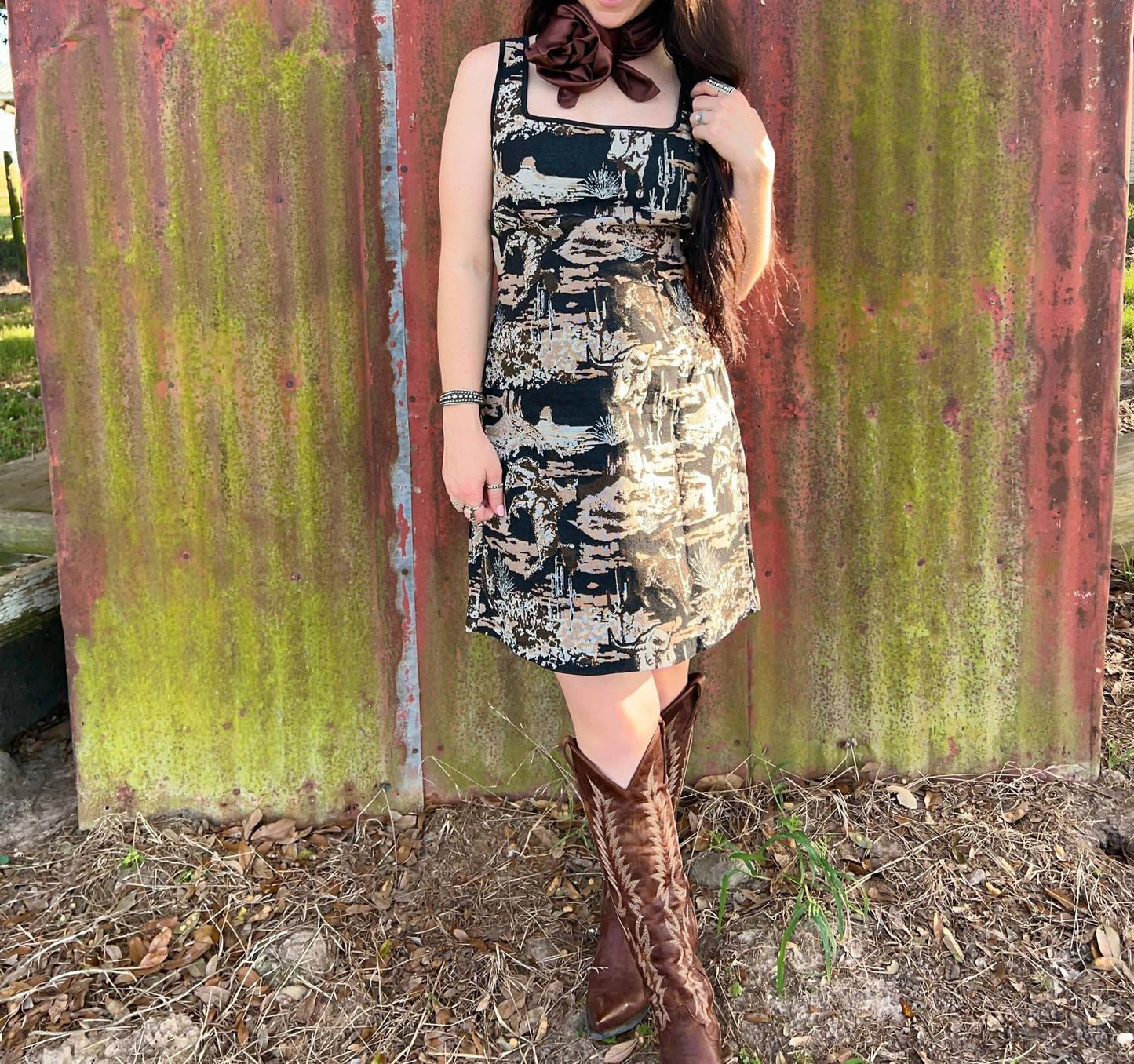 2Flyco - Painted Desert Sleeveless Mini Dress