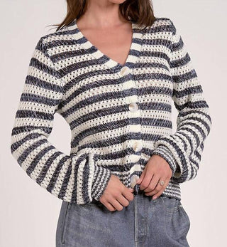 Elan - Cardigan Listrado