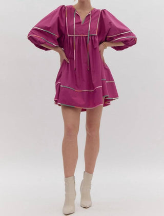 Introdução - Vestido com Ponto Contraste